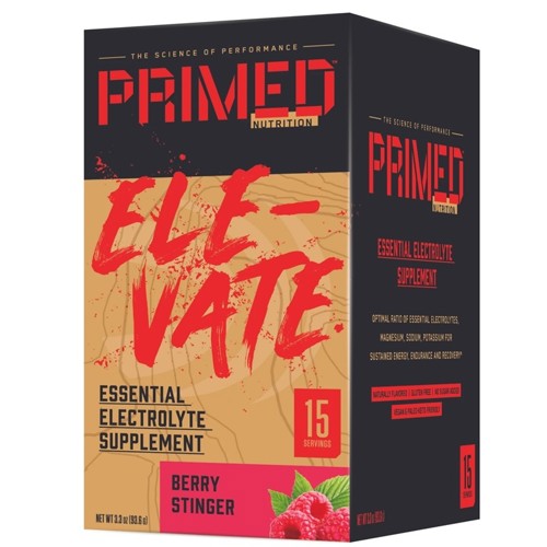 PRIMED NUTRITION ELE-VATE Berry Stinger Essential Electrolyte Supplement - 15 Count for sale at KYGUNCO.