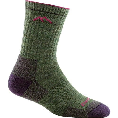 DARN TOUGH VERMONT Hiker Micro Crew Midweight w/Cushion Moss Heather for sale at KYGUNCO.