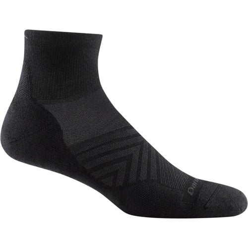 DARN TOUGH VERMONT Run 1/4 Ultra-Lightweight with Cushion Black for sale at KYGUNCO.