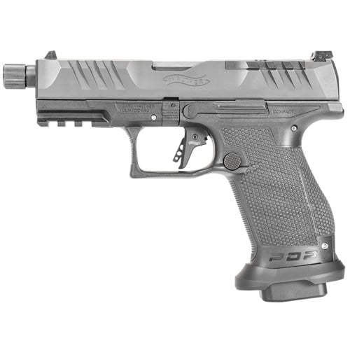 WALTHER ARMS PDP Compact Pro SD 9mm 4.6" 18rd Optic Ready Pistol w/ Threaded Barrel - Black for sale at KYGUNCO.
