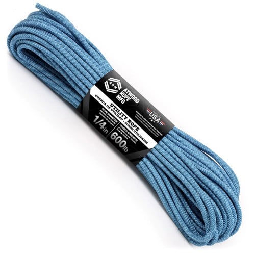 ATWOOD 1/4" 100ft Utility Rope Various Colors for sale at KYGUNCO.