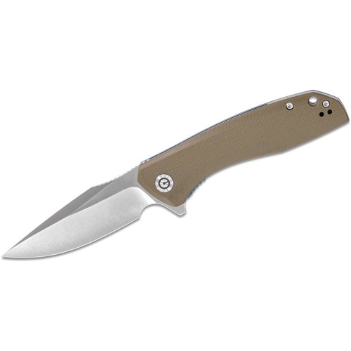 CIVIVI Baklash Tan G10 Handle Blue S/S Liner Satin for sale at KYGUNCO.