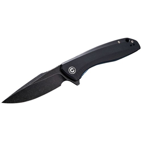 CIVIVI Baklash Black G10 Blue S/S Liner Black Stonewashed for sale at KYGUNCO.