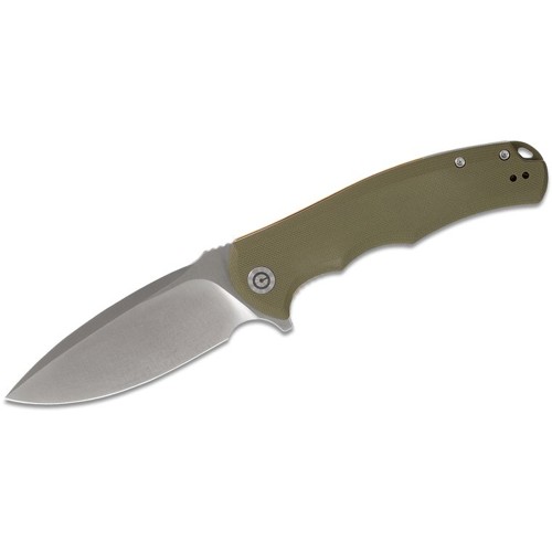 CIVIVI Praxis Green G10 Handle Golden S/S Liner Satin for sale at KYGUNCO.