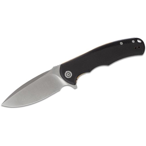 CIVIVI Praxis Black G10 Handle Golden S/S Liner Satin for sale at KYGUNCO.