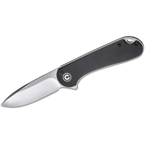 CIVIVI Elementum Black G10 Handle Gray S/S Liner Satin for sale at KYGUNCO.