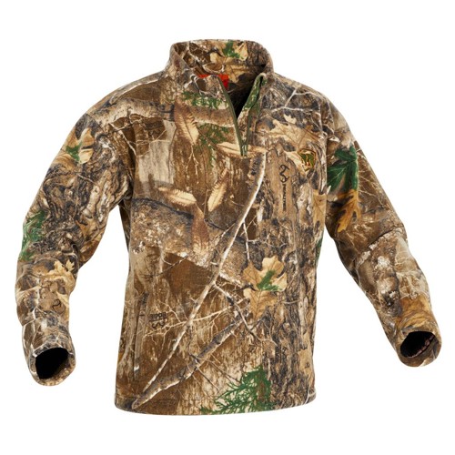 ARCTIC SHIELD Heat Echo Sherpa Fleece 1/4 Zip Realtree Edge for sale at KYGUNCO.