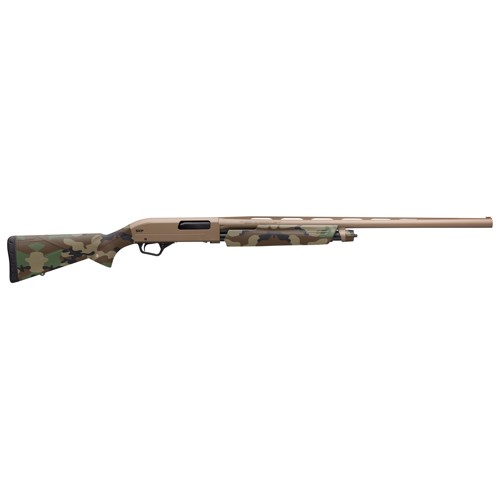 WINCHESTER SXP Hybrid 12 Gauge 3" 28" Pump Shotgun - FDE / Woodland Camo for sale at KYGUNCO.