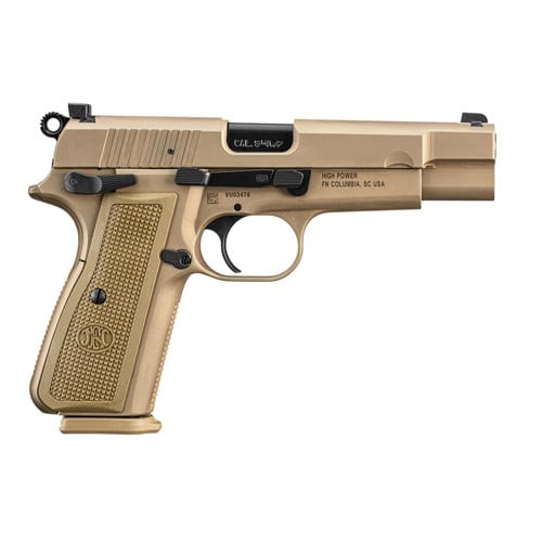 FN AMERICA High Power 9mm 4.7in FDE 17+1 for sale at KYGUNCO.