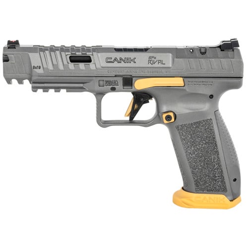 CENTURY ARMS SFX Rival 9mm 5" 18rd - Grey / Gold for sale at KYGUNCO.