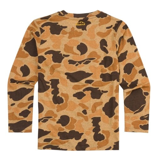BROWNING Youth Wasatch Long Sleeve Shirt - Vintage Tan for sale at KYGUNCO.
