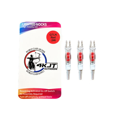 4KJT OUTDOORS GT Lighted Nock .246 Red for sale at KYGUNCO.