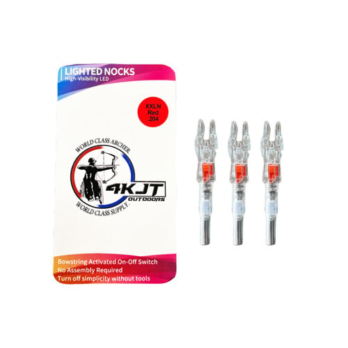 4KJT OUTDOORS Lighted Nock XXLN .204 Red for sale at KYGUNCO.