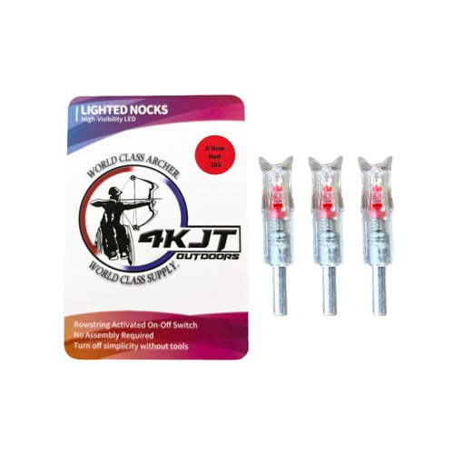 4KJT OUTDOORS Lighted Nock Xbow Red for sale at KYGUNCO.