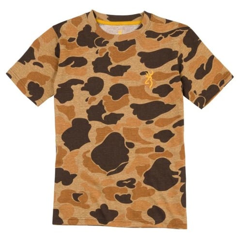 BROWNING Youth Wasatch Short Sleeve Shirt - Vintage Tan for sale at KYGUNCO.