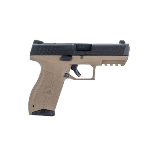 IWI Masada 9mm 4.1" 17+1 Optic Ready Pistol w/ Night Sights - FDE / Black for sale at KYGUNCO.
