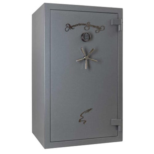 AMSEC AMERICAN SECURITY NF6030 60 Gun Safe 90 Min Fire Protection w/ Electric Lock - Gunmetal Grey for sale at KYGUNCO.