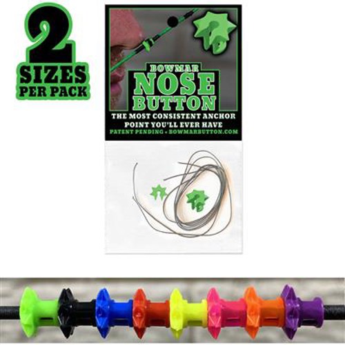 BOWMAR Nose Button Red 2 pc. Small/Large for sale at KYGUNCO.
