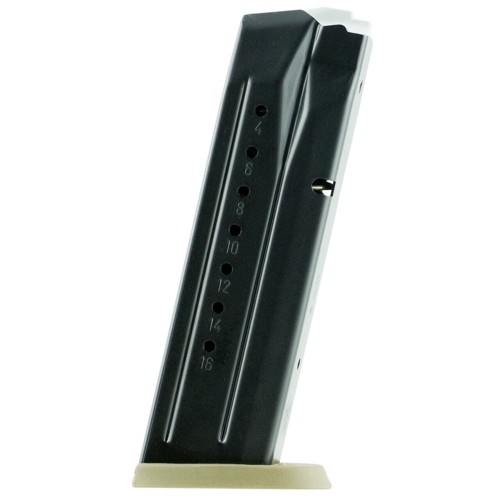 SMITH & WESSON MP9 9mm 17rd Mag Brown base plate for sale at KYGUNCO.