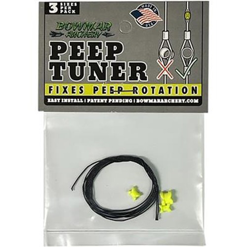 BOWMAR Peep Tuner Yellow for sale at KYGUNCO.