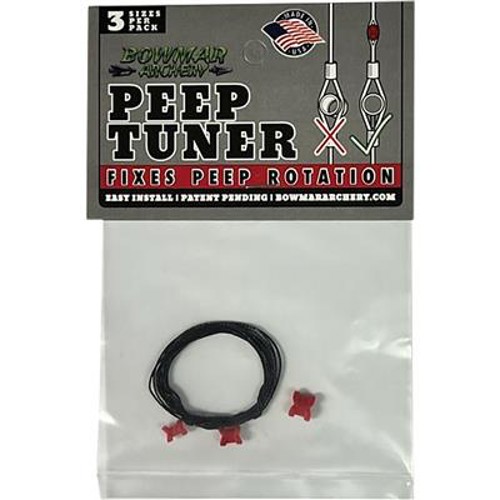 BOWMAR Peep Tuner Red for sale at KYGUNCO.