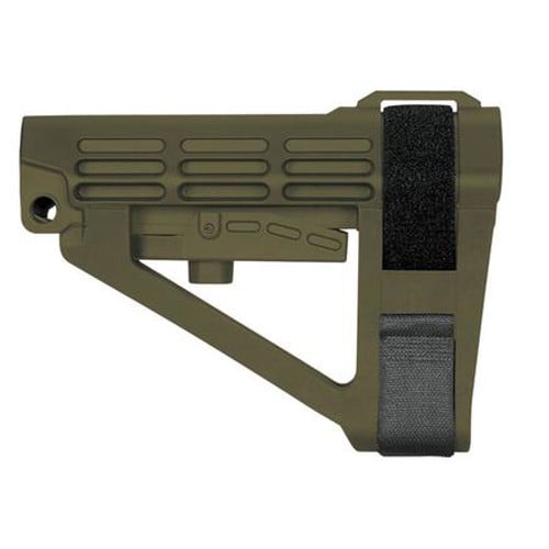 SB TACTICAL SBA4 OD Green 5-Position Adjustable for sale at KYGUNCO.