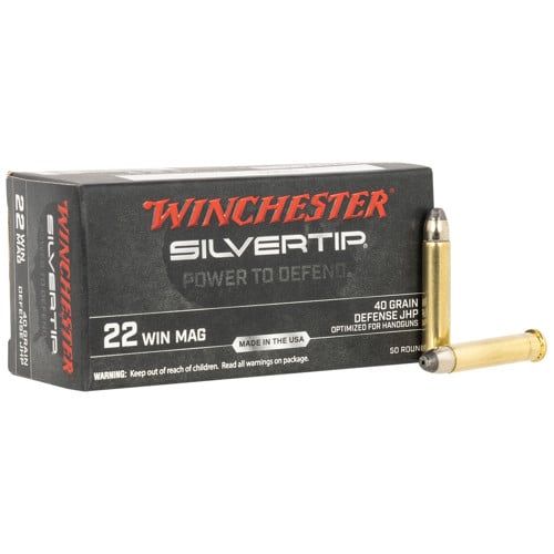 WINCHESTER Silvertip 22 WMR 40gr JHP Ammunition | 50 Rounds for sale at KYGUNCO.