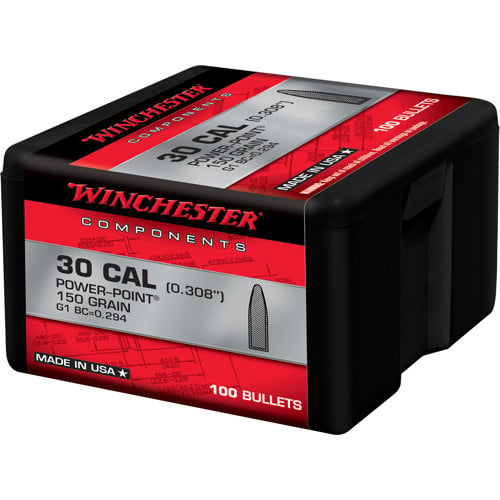WINCHESTER AMMO Reloading Bullets 308 Win/300 WM  150 Grain 100rd for sale at KYGUNCO.