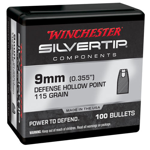 WINCHESTER AMMO Reloading STHP 9mm 115 Grain 100rd for sale at KYGUNCO.