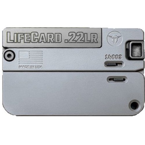 TRAILBLAZER FIREARMS Lifecard 22 LR 2.5" Single Shot Pistol - Concrete / Folding for sale at KYGUNCO.