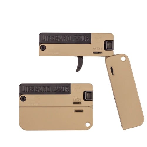 TRAILBLAZER FIREARMS Lifecard 22 LR 2.5" Single Shot Pistol | Tan for sale at KYGUNCO.