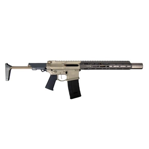 Q LLC HONEY BADGER SBR 300 AAC Blackout 7" 30rd - Tan w/ Silencer for sale at KYGUNCO.