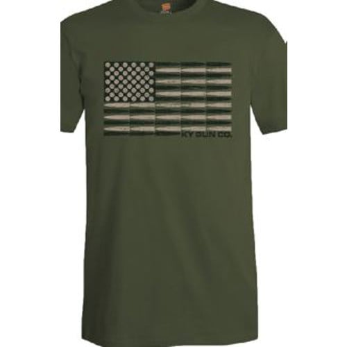 KYGUNCO Archery Flag T-Shirt Gray/ Orange for sale at KYGUNCO.
