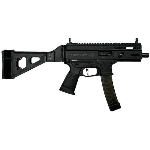 GRAND POWER Stribog 9mm 5" 30rd - Black w/ Folding Brace for sale at KYGUNCO.