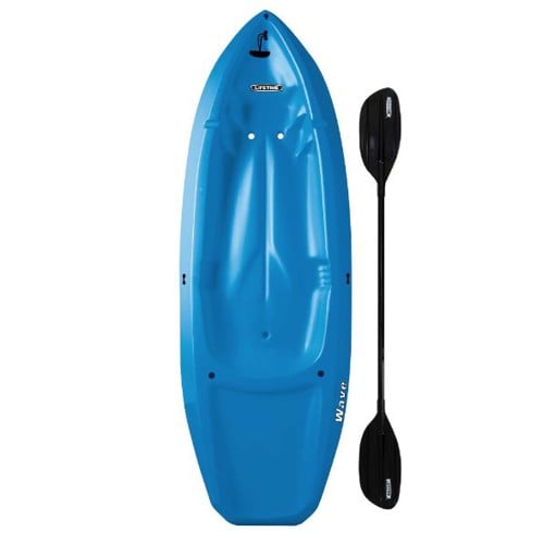 LIFETIME Wave 6' Youth Kayak (w/ paddle) - Blue for sale at KYGUNCO.