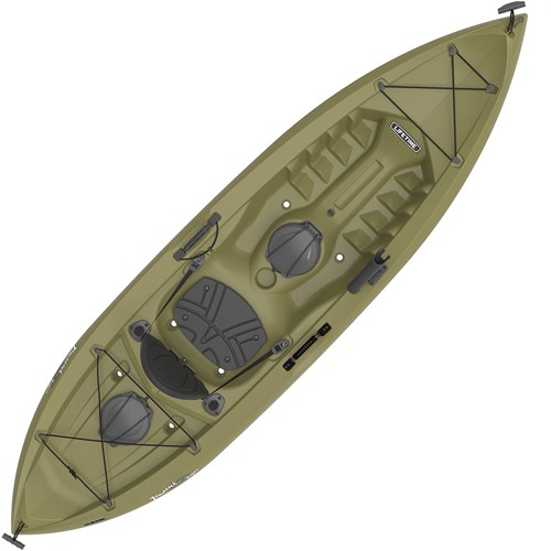 LIFETIME Tamarack Angler 10' SOT Kayak - Olive for sale at KYGUNCO.