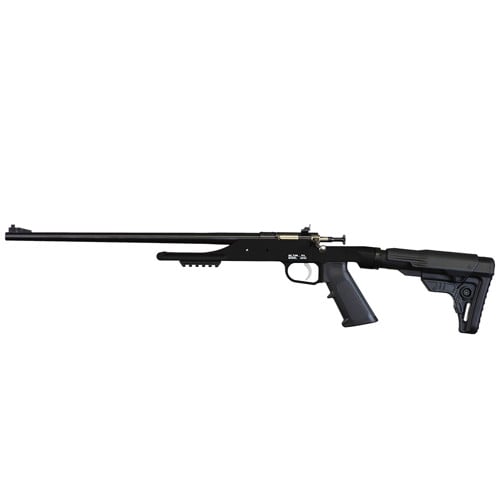 KEYSTONE Crickett 6061 Compact Left Hand 22LR 16" 1rd Rifle - Black for sale at KYGUNCO.