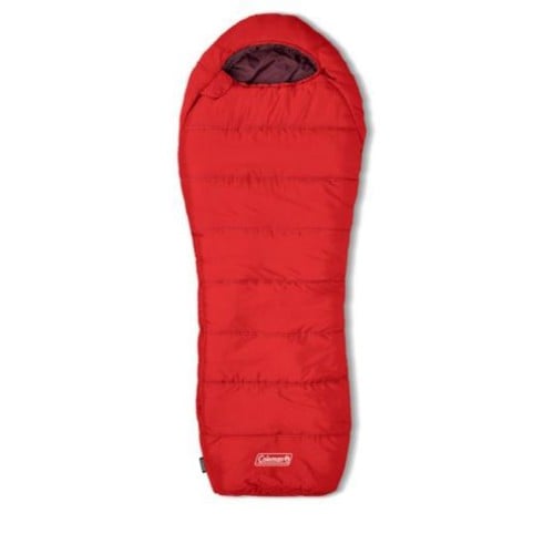 COLEMAN Tidelands 40o Mummy Insulated Sleeping Bag - Red for sale at KYGUNCO.