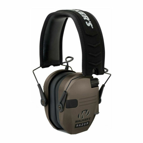 WALKER'S Razor Slim 23db Electronic Rechargeable Muff - FDE for sale at KYGUNCO.