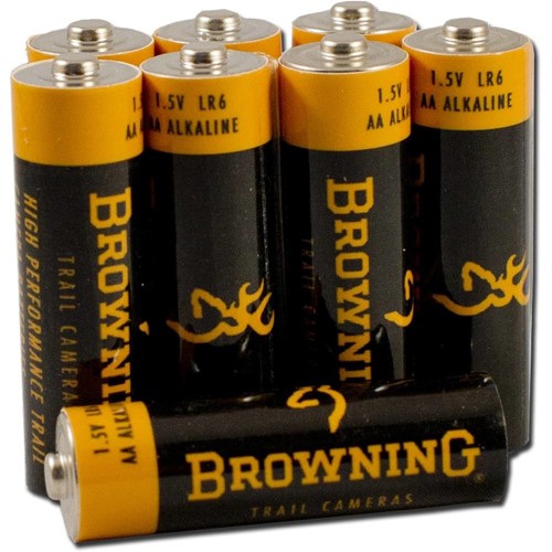 BROWNING Trail Camera AA Alkaline Batteries, 8 Pack for sale at KYGUNCO.