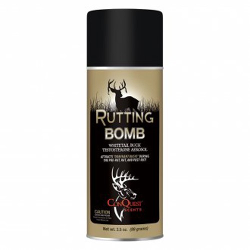 CONQUEST SCENTS ScentBomb Rutting 3.5 oz Aerosol - Whitetail Buck Testosterone for sale at KYGUNCO.