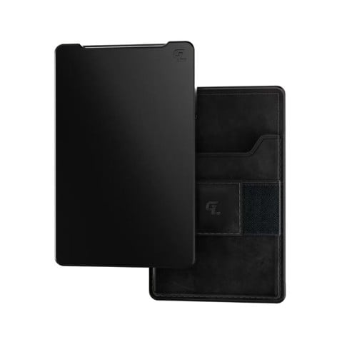 GROOVE LIFE Wallet Gun Metal Black Leather for sale at KYGUNCO.