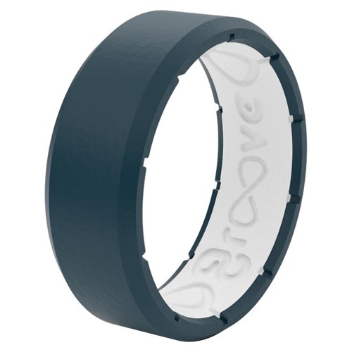 GROOVE LIFE Edge Silicone Ring - Anchor Blue for sale at KYGUNCO.