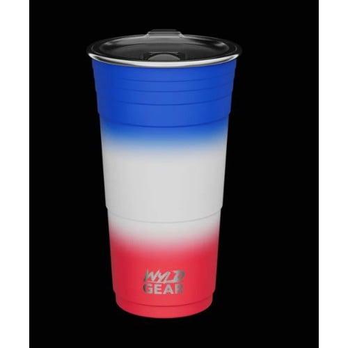 WYLD GEAR Cup 24 oz Red White & Blue for sale at KYGUNCO.