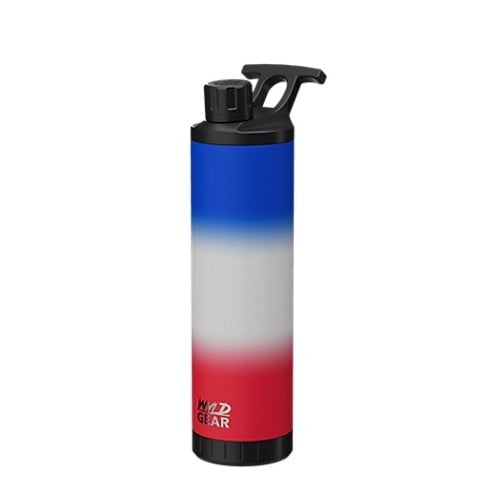 WYLD GEAR Mag Flask 24 Oz Insulated Bottle - Red, White & Blue for sale at KYGUNCO.