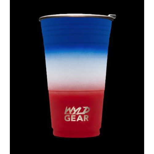 WYLD GEAR Party Cup 16 oz - Red, White, & Blue for sale at KYGUNCO.