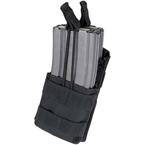 CONDOR OUTDOOR Single Stacker M4 Mag Pouch - Black for sale at KYGUNCO.