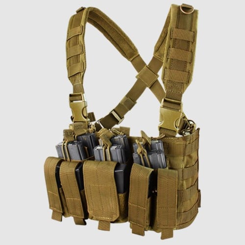 CONDOR OUTDOOR Recon Chest Rig - Coyote Brown for sale at KYGUNCO.