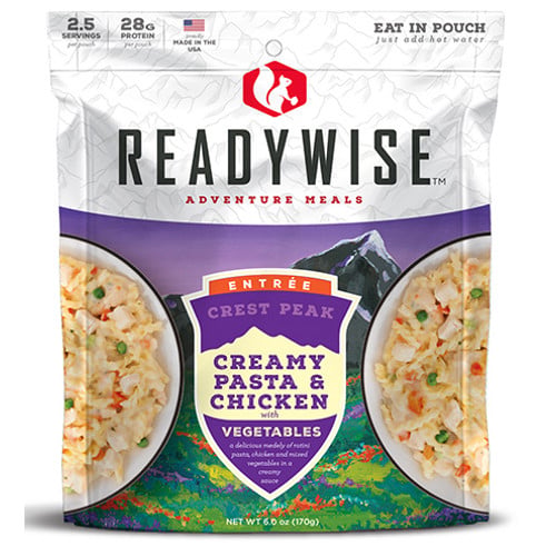 READYWISE 6 CT Case Crest Peak Creamy Pasta & Chicken for sale at KYGUNCO.