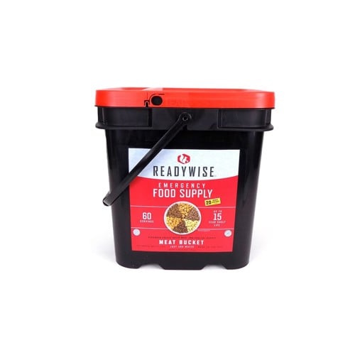 READY WISE Emergency Food Supply Meat Bucket - 60 Servings for sale at KYGUNCO.